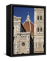 Christian Cathedral, the Duomo and Bell Tower (Campanile), Florence, Tuscany, Italy-Sergio Pitamitz-Framed Stretched Canvas