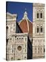 Christian Cathedral, the Duomo and Bell Tower (Campanile), Florence, Tuscany, Italy-Sergio Pitamitz-Stretched Canvas