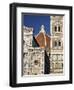 Christian Cathedral, the Duomo and Bell Tower (Campanile), Florence, Tuscany, Italy-Sergio Pitamitz-Framed Photographic Print