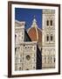 Christian Cathedral, the Duomo and Bell Tower (Campanile), Florence, Tuscany, Italy-Sergio Pitamitz-Framed Photographic Print