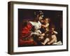 Christian Charity, C.1625-26 (Oil on Canvas)-Guercino (1591-1666)-Framed Giclee Print