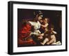 Christian Charity, C.1625-26 (Oil on Canvas)-Guercino (1591-1666)-Framed Giclee Print