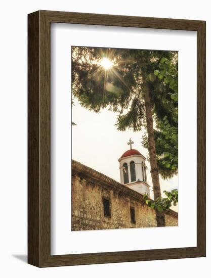 Christian Church, Lying on the Shore of Lake Ohrid-Emily Wilson-Framed Photographic Print