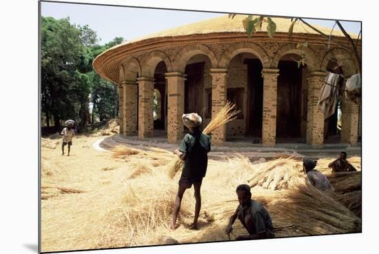 Christian Church of Narga Selassie, Island of Dek, Lake Tana, Gondar Region, Ethiopia, Africa-Bruno Barbier-Mounted Photographic Print