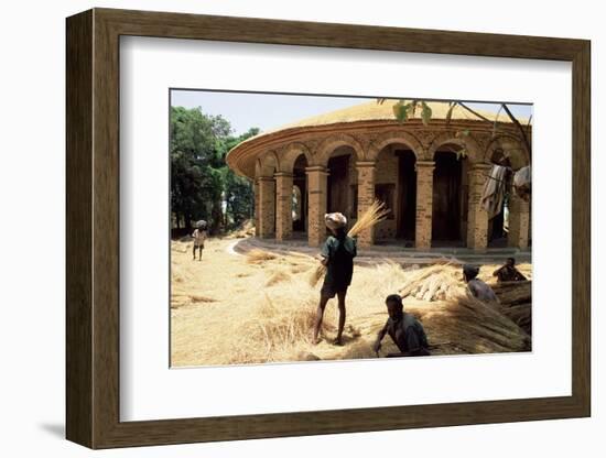 Christian Church of Narga Selassie, Island of Dek, Lake Tana, Gondar Region, Ethiopia, Africa-Bruno Barbier-Framed Photographic Print