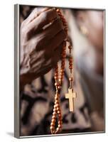 Christian Couple Praying, Togoville, Togo, West Africa, Africa-null-Framed Photographic Print