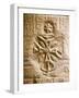 Christian Cross on a Wall Inside Philae Temple, Aswan, Egypt-Dave Bartruff-Framed Photographic Print