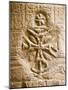 Christian Cross on a Wall Inside Philae Temple, Aswan, Egypt-Dave Bartruff-Mounted Photographic Print