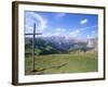 Christian Crosses Dominate Most Prominent Peaks in Alps, 2244M, Alto Adige-Richard Nebesky-Framed Photographic Print