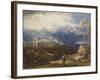 Christian Descending into the Valley of Humiliation (From 'The Pilgrim's Progress')-Samuel Palmer-Framed Giclee Print