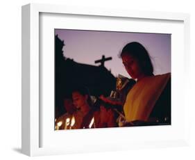 Christian Devotee, St. Francis Xavier Exposition, Goa, India-David Beatty-Framed Photographic Print