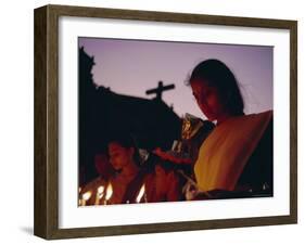 Christian Devotee, St. Francis Xavier Exposition, Goa, India-David Beatty-Framed Photographic Print