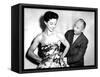 Christian Dior with Model Dorothy Emms, 1952-null-Framed Stretched Canvas