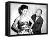 Christian Dior with Model Dorothy Emms, 1952-null-Framed Stretched Canvas