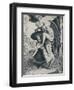 'Christian Fighting Apollyon', 1895, (1923)-William Strang-Framed Giclee Print