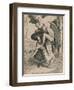 Christian Fights Apollyon, C1916-William Strang-Framed Giclee Print