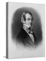 Christian Friedrich, Baron Stockmar, Engraved by Thomas Fairland (Litho)-Franz Xaver Winterhalter-Stretched Canvas