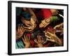 Christian Girls Paint their Hands with Henna Paste in Preperation for Easter Holiday in Pakistan-null-Framed Premium Photographic Print