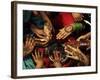 Christian Girls Paint their Hands with Henna Paste in Preperation for Easter Holiday in Pakistan-null-Framed Photographic Print