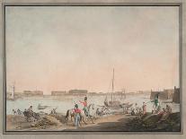 View of St. Petersburg from the Neva, 1808-Christian Gottlieb Hammer-Framed Giclee Print