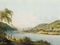 View of the Southern Part of Schandau on the Elbe in Saxony on the Border of Bohemia-Christian Gottlob Hammer-Giclee Print