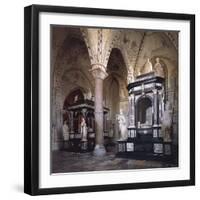 Christian I and Queen Dorothea's Chapel, or Chapel of King's Magi, 1460, Roskilde Cathedral-null-Framed Giclee Print