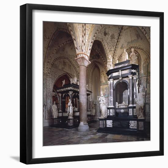 Christian I and Queen Dorothea's Chapel, or Chapel of King's Magi, 1460, Roskilde Cathedral-null-Framed Giclee Print