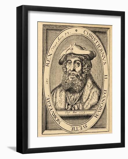 Christian II, from 'Sveriges Historia'-Otto Sjogren-Framed Giclee Print