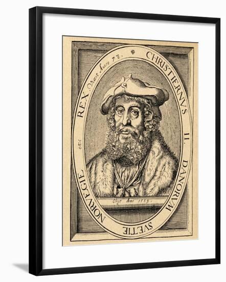 Christian II, from 'Sveriges Historia'-Otto Sjogren-Framed Giclee Print