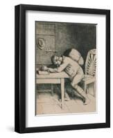 Christian Is Troubled, C1916-William Strang-Framed Giclee Print