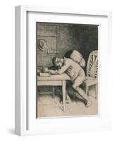 Christian Is Troubled, C1916-William Strang-Framed Giclee Print