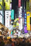 Asia, Republic of Korea, South Korea, Seoul, Neon Lit Streets of Myeong-Dong-Christian Kober-Photographic Print