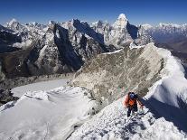 Europe, France, Haute Savoie, Rhone Alps, Chamonix, Aiguille Du Midi Snow Arete, Sunrise (Mr)-Christian Kober-Photographic Print