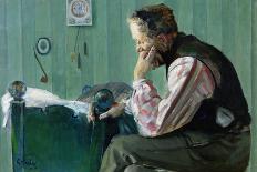 Albertine at the Police Doctor's Waiting Room-Christian Krohg-Giclee Print