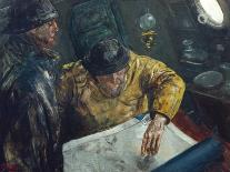 Man Overboard (Oil on Canvas)-Christian Krohg-Framed Giclee Print