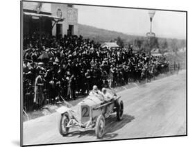 Christian Lautenschlager Passing the Tribunes, in the Targa Florio Race, Sicily, 1922-null-Mounted Photographic Print
