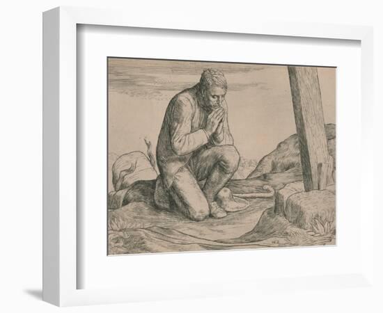 Christian Loses His Burden, C1916-William Strang-Framed Giclee Print