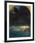 Christian Martyr Drowned in the Tiber During the Reign of Diocletian, 1853-Paul Hippolyte Delaroche-Framed Giclee Print
