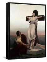 Christian Martyr on the Cross, (Saint Juli), 1865-Gabriel Cornelius Ritter von Max-Framed Stretched Canvas