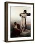 Christian Martyr on the Cross, (Saint Juli), 1865-Gabriel Cornelius Ritter von Max-Framed Giclee Print