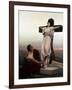 Christian Martyr on the Cross, (Saint Juli), 1865-Gabriel Cornelius Ritter von Max-Framed Giclee Print