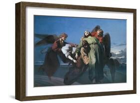Christian Martyrs Carried by the Angels into Heaven, 1851-Domenico Morelli-Framed Giclee Print