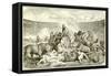 Christian Martyrs in the Arena-English School-Framed Stretched Canvas