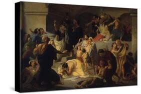 Christian Martyrs in the Colosseum, Early 1860S-Konstantin Dmitrievich Flavitski-Stretched Canvas