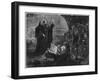 Christian Missionaries Interrupting a Human Sacrifice, 1878-J Christie-Framed Giclee Print
