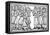 Christian Prisoners Taken During a Crusade, 13th Century-null-Framed Stretched Canvas