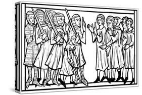 Christian Prisoners Taken During a Crusade, 13th Century-null-Stretched Canvas