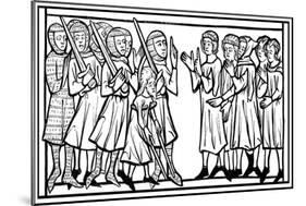 Christian Prisoners Taken During a Crusade, 13th Century-null-Mounted Giclee Print