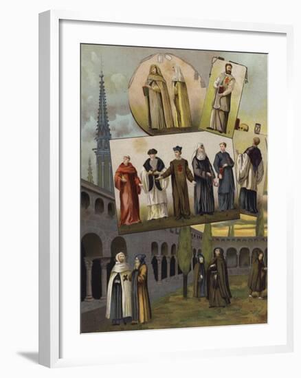 Christian Religious Orders, 1500-1600-null-Framed Giclee Print