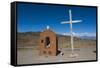 Christian Sanctuary on a Mountain Pass Near Mendoza, Argentina, South America-Michael Runkel-Framed Stretched Canvas